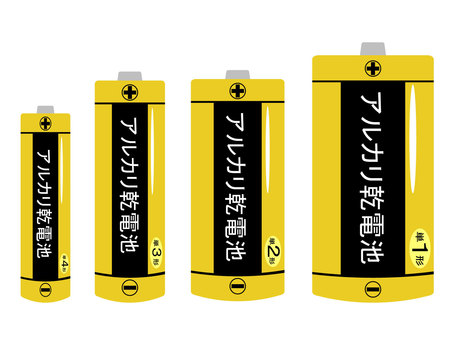 充電式電池・充電池：イラスト無料