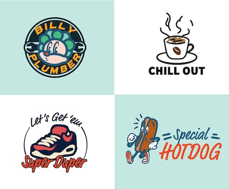 ロゴ作成 同人 VTuber 配信者など 可愛くてポップなロゴを制作します！ デザイン依頼・販売 つなぐ