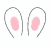 犬耳 しっぽ うちわ素材