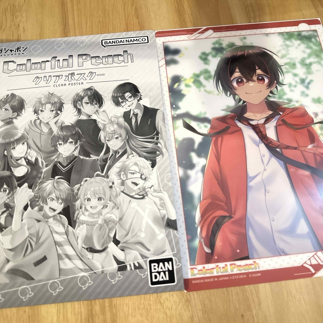 からぴちクリアポスター」フラットガシャポン・ジャンボカード全国ガチャ自販機にて発売！カラフルピーチの爽やかな描き下しビジュ - コラボ