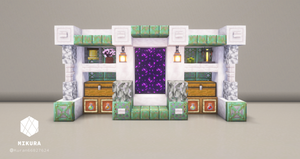 マイクラ建築 ネザーゲート装飾してみた 2 2minecraftマインクラフトマイクラマイクラ建築マインクラフト建築おしゃれ建築サバイバル建築shorts │ マインクラフト動画まとめ