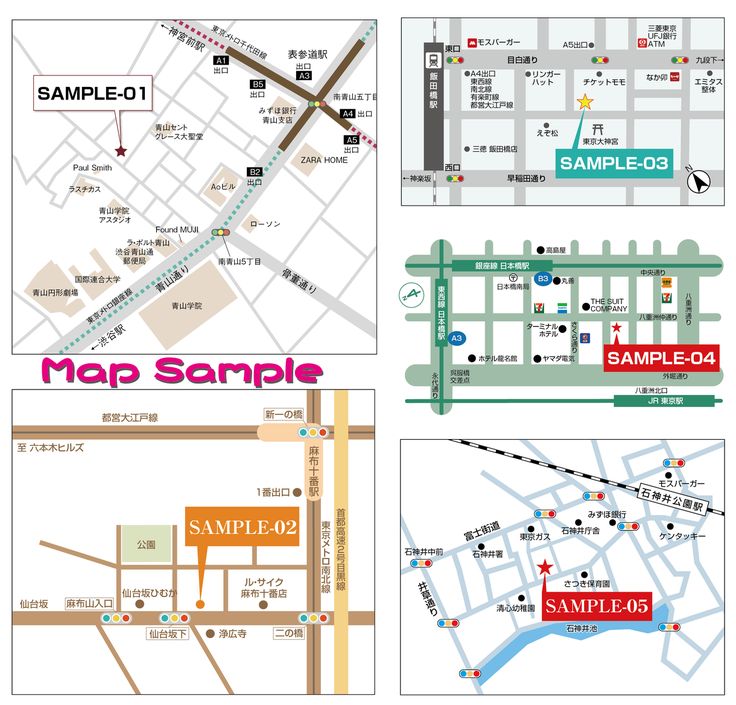 地図 アクセスマップ 作成のポイントを解説！店舗や結婚式の分かりやすい案内地図とは？ -コピー・プリント・ポスター・名刺・製本などオンデマンド印刷のキンコーズ・ジャパン