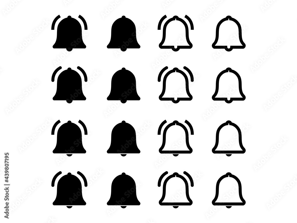 ベルのアイコンを鳴らす。ベルベクターイラストの音。アラーム記号。アラートの呼び出しサイン。通知ピクトグラム。ドアベルの分離型コンセプト。」のベクター画像素材 ロイヤリティフリー2507415575Shutterstock