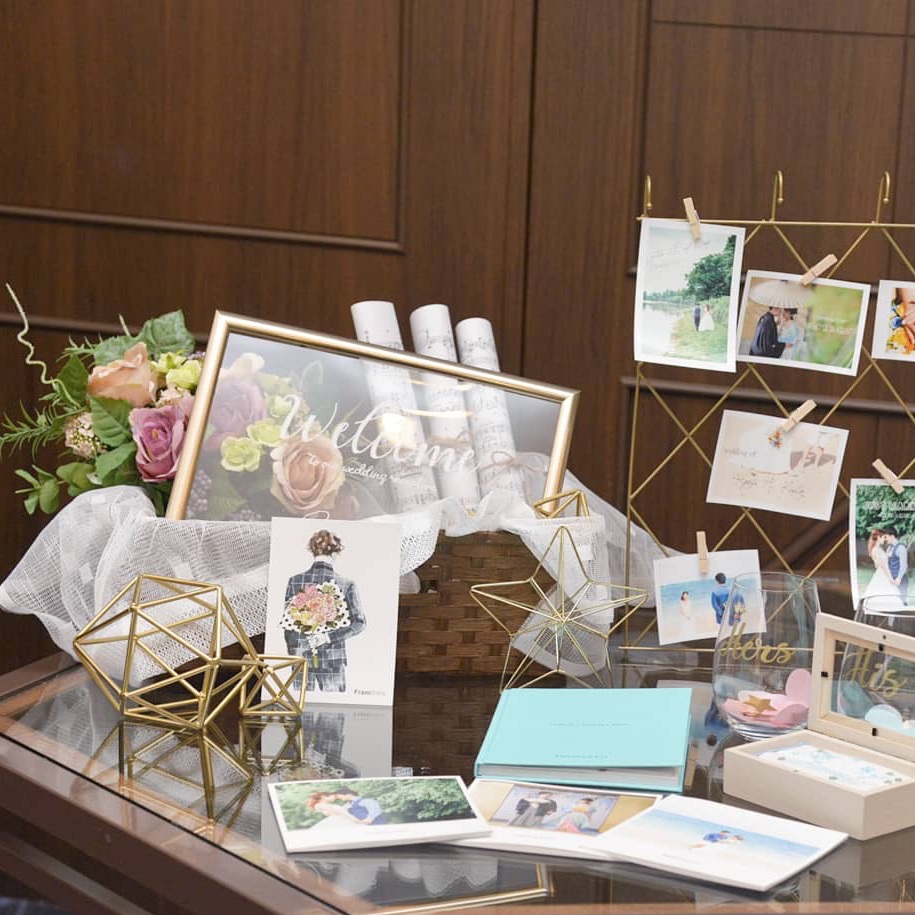 結婚式のウェルカムスペースも100均で！ダイソー・セリアなどおすすめ紹介