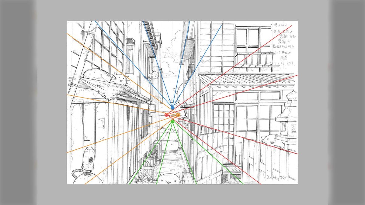遠近法 「透視図の消失点はどこにあるか」坂元忠夫の絵画教室
