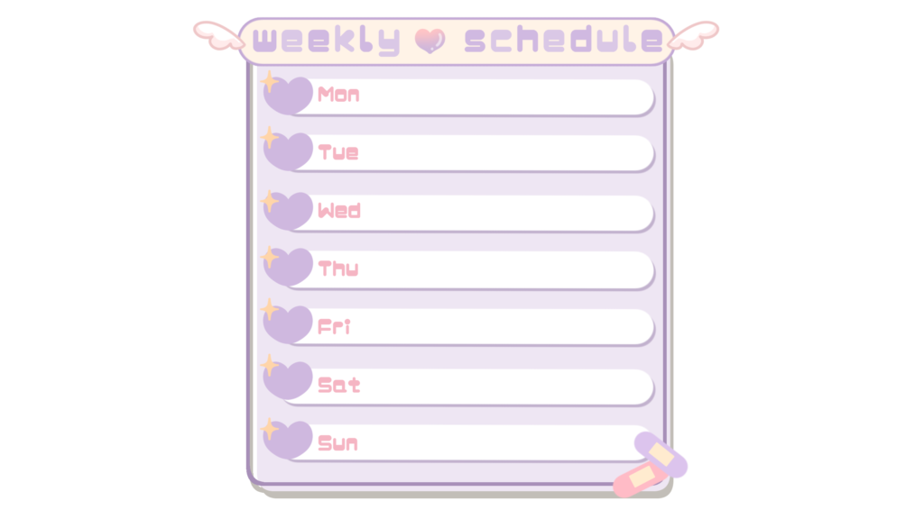 かわいい時間割表無料テンプレートデザイン。イラストや画像付きも豊富 - Canva キャンバ