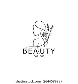 エステサロンロゴ：イニシャル「K」FLAT DESIGN::