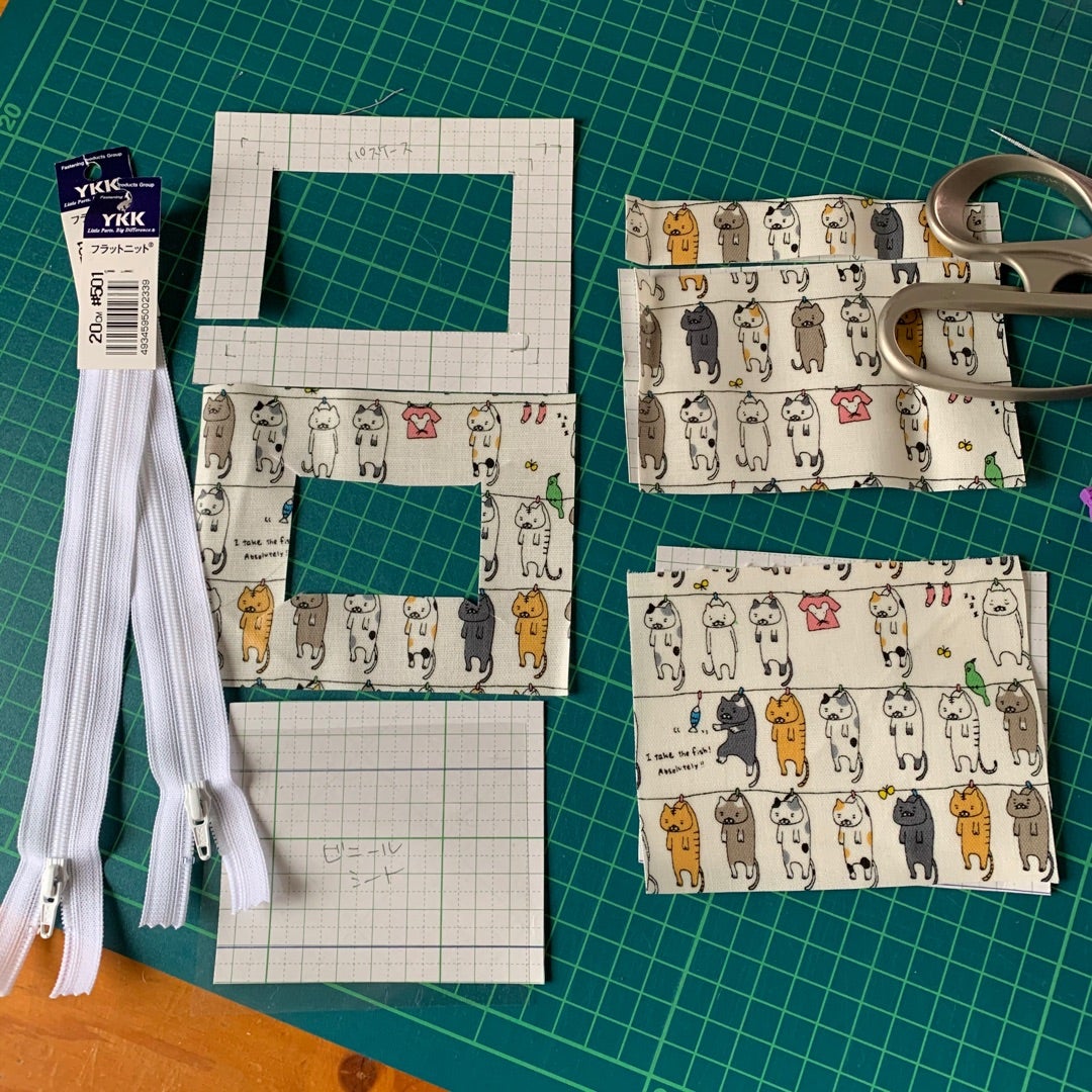 プロの型紙 8 パスケース IDケース カードケース Pass holder アトリエケーアイレザークラフトハンドメイド革本格財布バッグ 紙型パターン