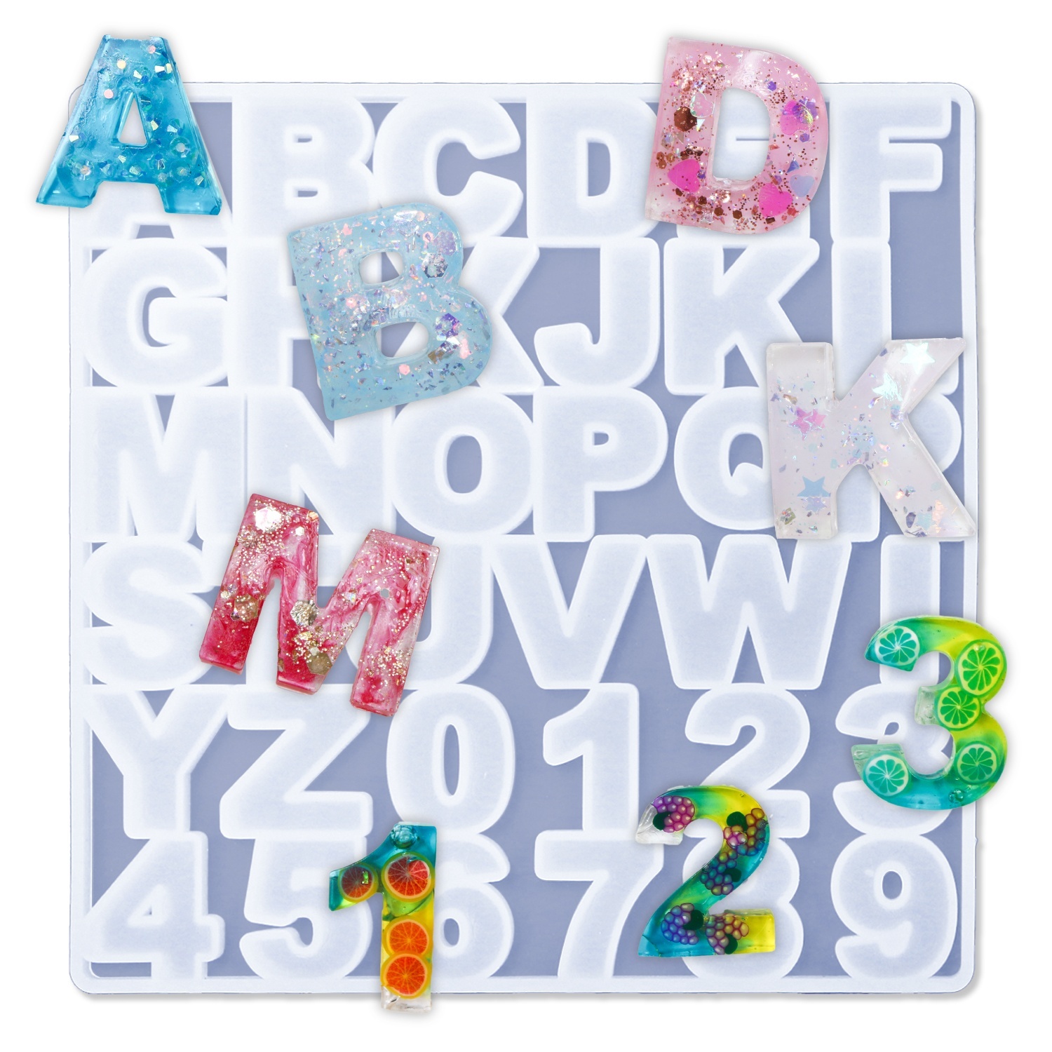 シリコンモールド アルファベット 丸文字 レジン シリコン モールド イニシャル シリコン型 UVレジン LEDレジン シリコーン キャンドル 石鹸アロマストーン 樹脂 粘土 大文字 推し 英語 英字 アクセサリーパーツ アクセサリー パーツ 1個 問屋 さや工房 手作り 卸