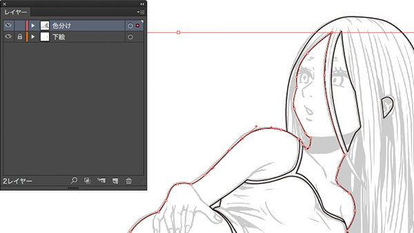 Illustratorの使い方!イラストの描き方のコツはオブジェクトの配置順ヨンカメ