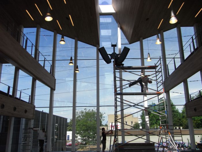 建替え現場お食事歌舞伎座
