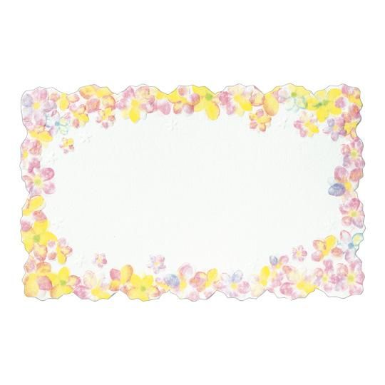 メッセージカードの無料テンプレートバレエ発表会のプログラム専門店