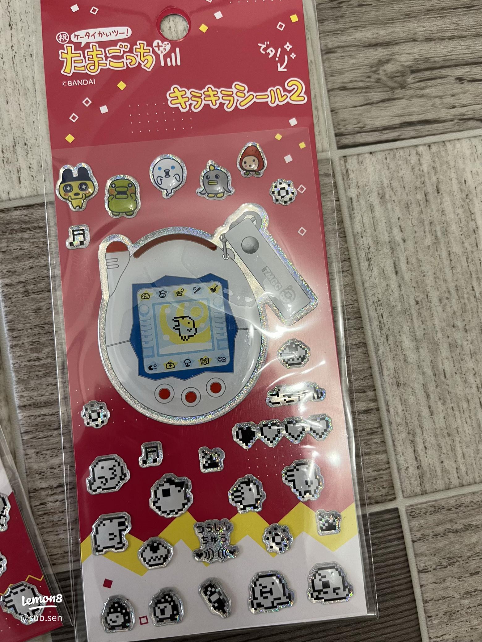 セリア 見つけた！たまごっち＋が懐かしキラキラシールになった！MORE