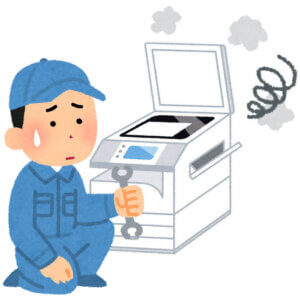 マルチコピー機イラスト無料イラスト・フリー素材なら「イラストAC」