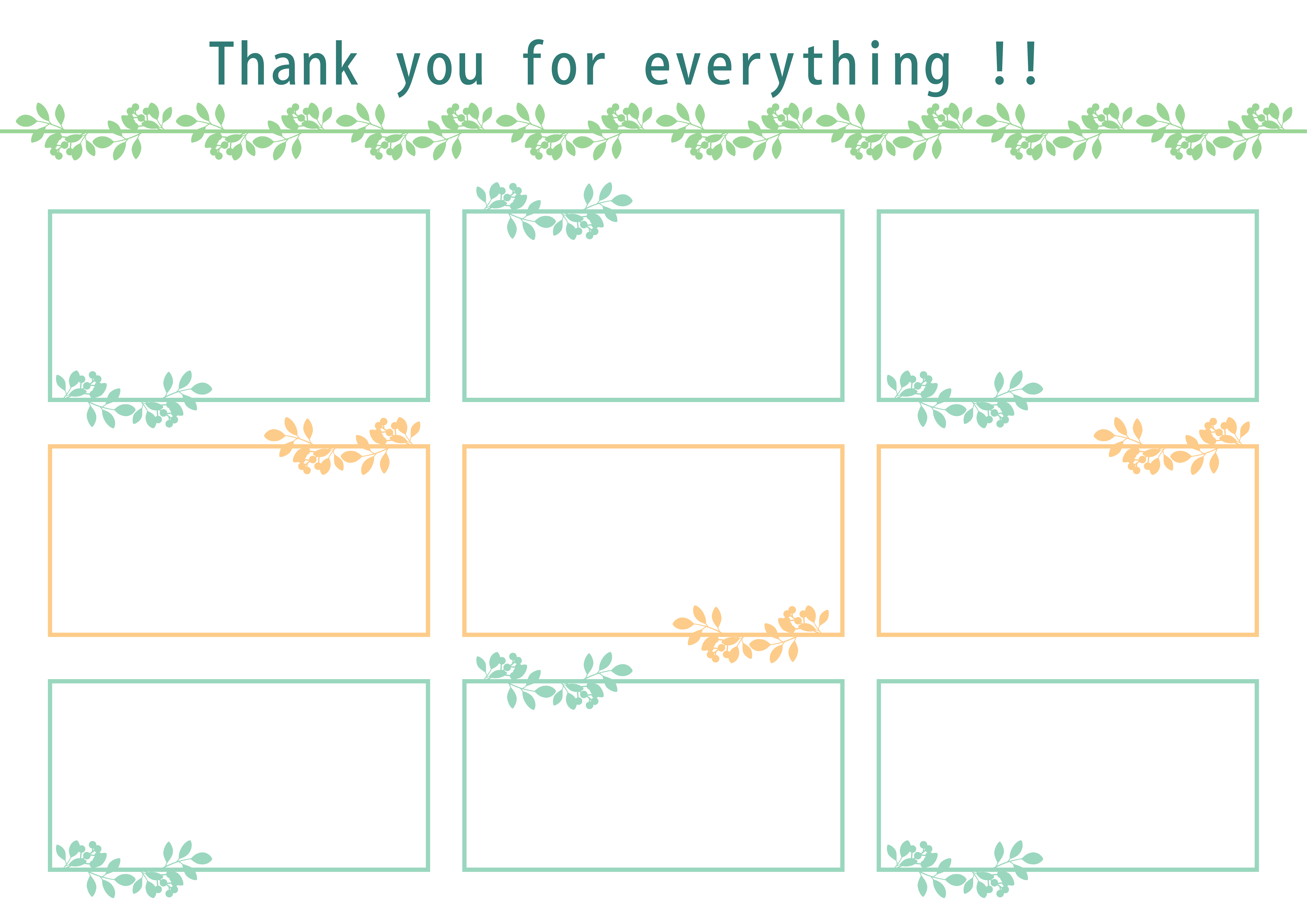 寄せ書き無料テンプレートデザイン。イラストや画像付きも豊富 - Canva キャンバ