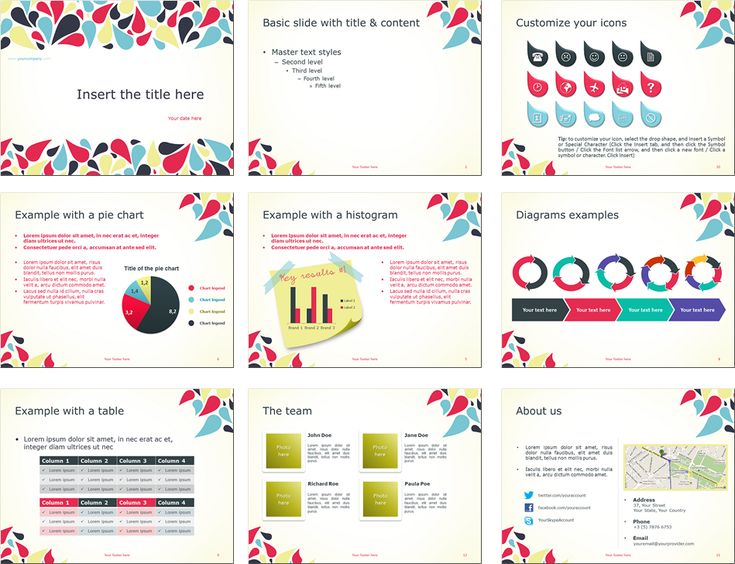 パワーポイントのデザインテンプレート006bizocean ビズオーシャン