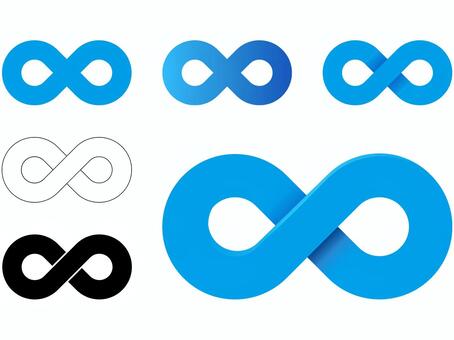 無限大∞を桜でデザインしたロゴロゴマーク＆キャラクター作成、販売∞インフィニティ