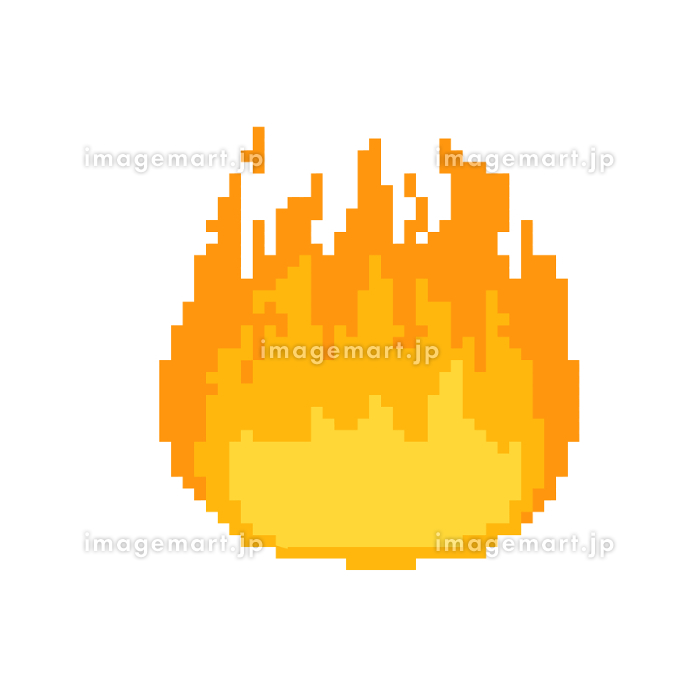 炎 - かわいいフリーイラスト素材集 ぴくらいく 商用利用可