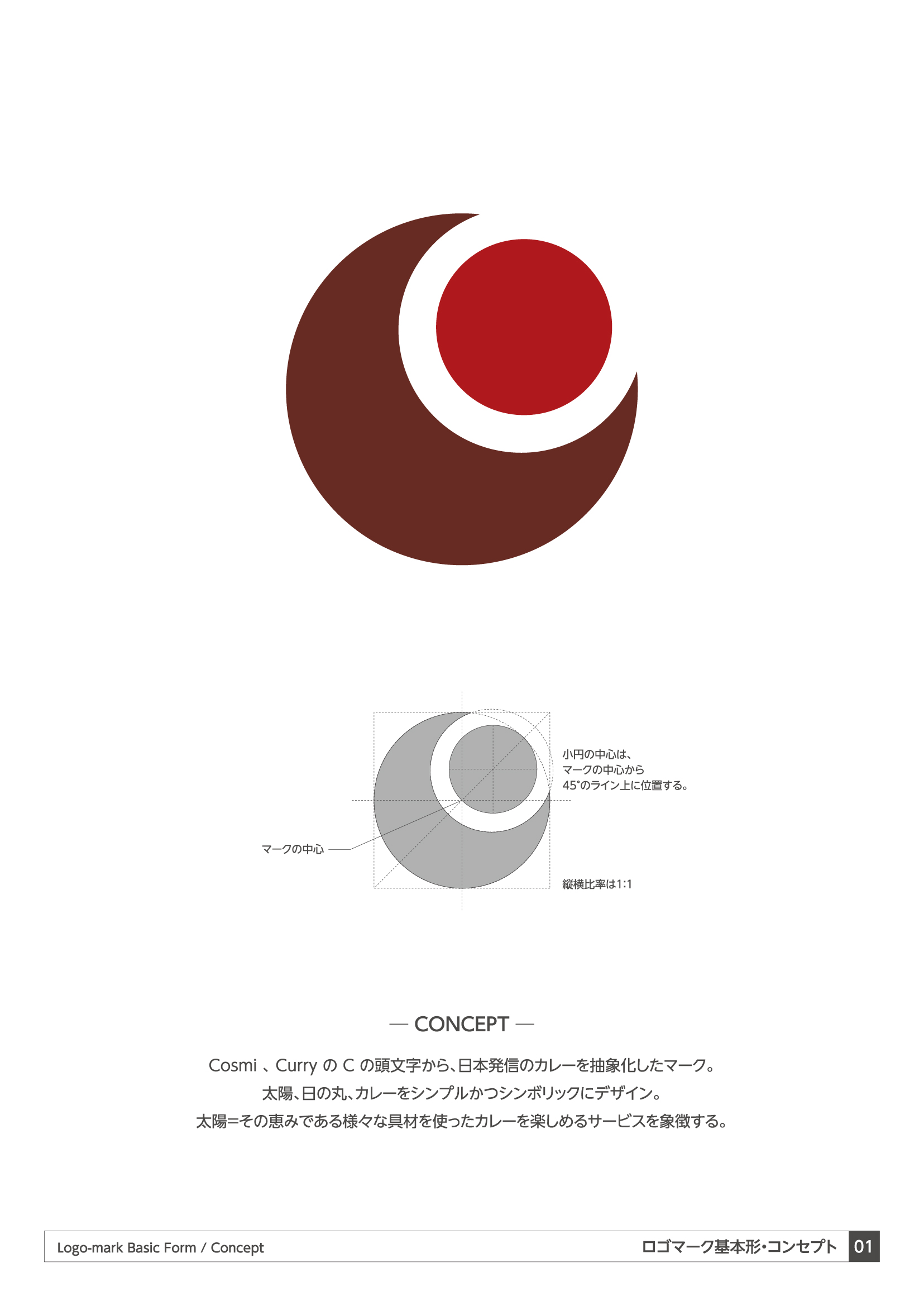 神戸市ロゴマーク制作 アクアスタイルオレンジで、活力あふれる太陽と、道のロゴマーク