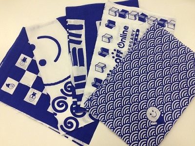 手ぬぐいで作る巾着簡単手縫い方法を紹介