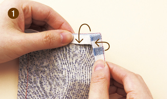 コの字とじ はしごまつり の縫い方作り方・レシピMeTAS＋ ミタス 『ハンドメイドのある暮らし』