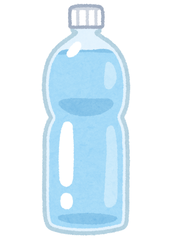 マンション広告チラシ用イラスト2：ペットボトルイラスト - かわいいイラストをお探しならあしながのギャラリーへ♪