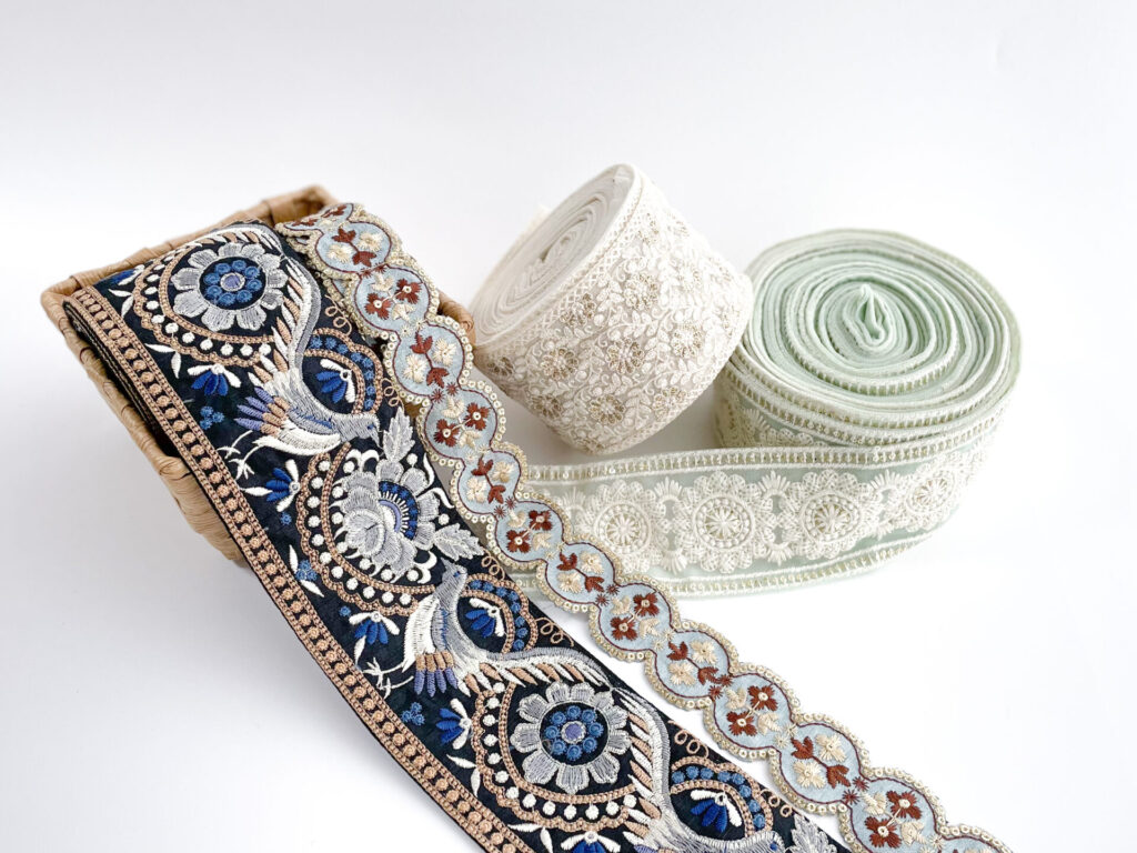 ポンポンテープの付け方 ～使うと可愛く大変身！！～nunocoto fabric