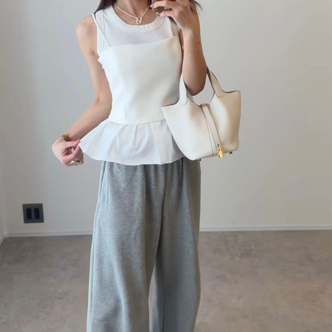 zara コントラストデザインポプリントップス - メルカリ