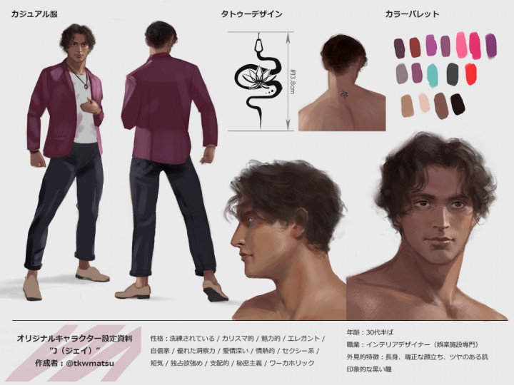 キャラ設定 - CLIP STUDIO ASSETS