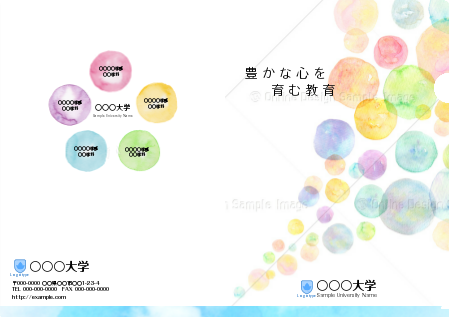 オリジナルクリアファイルフルカラー印刷 箔押し印刷 小ロット100枚から