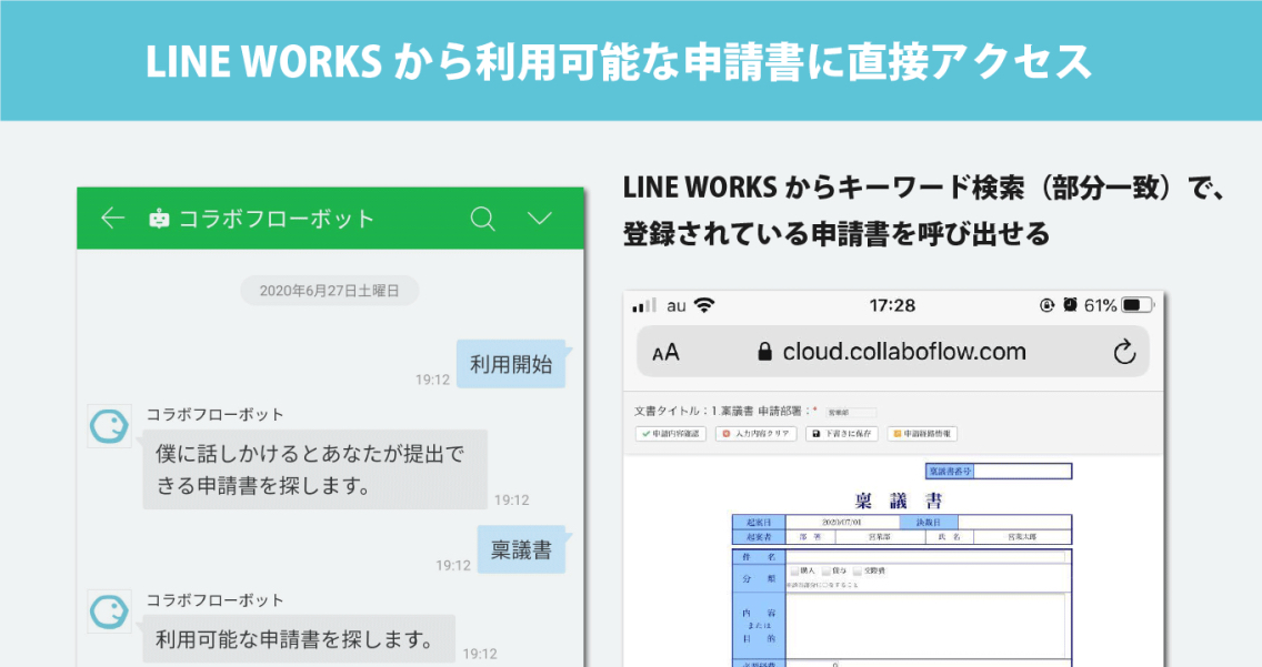 ガルーンのメニューにコラボフローのアイコンを追加する – コラボフローサポート