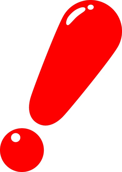 ビックリマークイラストセンタ