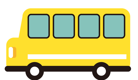 バスのシンプルなモノクロ正面線画アイコン 白背景のイラスト素材90360622- PIXTA