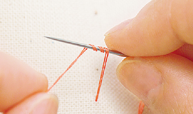 表も裏もきれいなフレンチノットステッチの刺し方一列に並べる・面を埋める – Sfil エスフィルカスタムオーダー刺繍＆刺繍図案・刺繍解説動画の制作オーガンジー刺繍