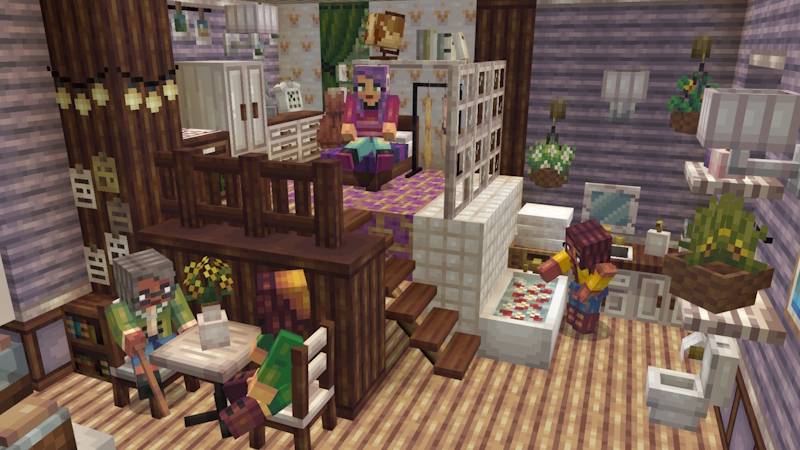 マイクラでオシャレな机を作る方法💻️