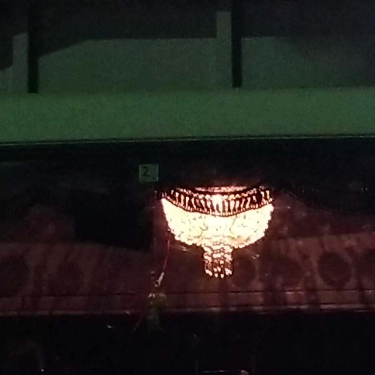 Φ48㎝ りんご型 シャンデリア 天吊り フルゴールドメッキ クリスタルビーズ 男の城 デコトラ 観光バス 公式 トラックショップ龍