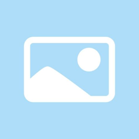 アイコンセット 水色 アウトライン イラスト