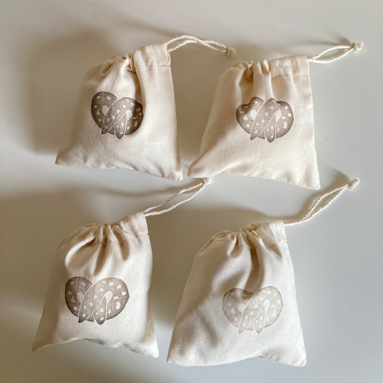 ハンドメイド 方眼編み メッシュ巾着袋Yahoo!フリマ 旧PayPayフリマ