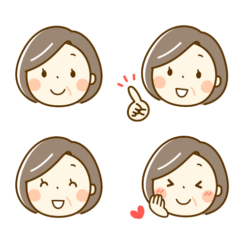 イラスト女性シルエット アイコンの女性は白い背景の上のロゴに直面のイラスト素材・ベクター Image 85073833