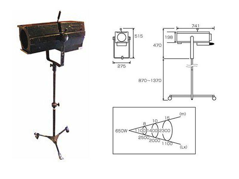 ヨドバシ.com - パナソニック Panasonic 舞台演出用ハロゲンピンスポットライト 1000W最適投光距離約20m 10型 スタンド取付型NQ31133Z 通販 全品無料配達