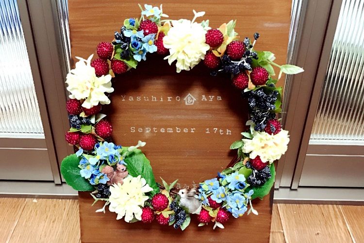 結婚式のウェルカムボードを手作り♪写真・似顔絵・100均DIYのアイデア集キナリノ