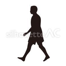 フリー 素材 人 シルエット245 無料画像