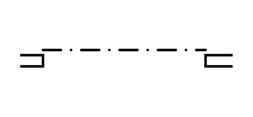 フロアヒンジ建具 扉 CADで使える建築図面記号