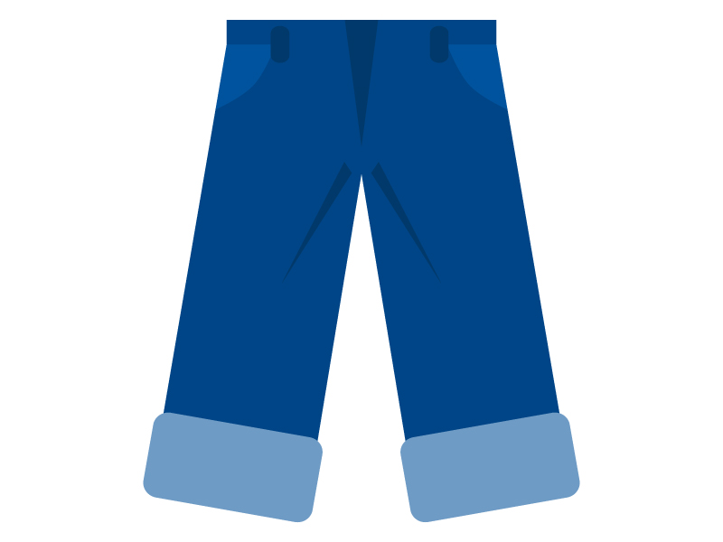 パンツの裾上げのイラストかわいいフリー素材集 いらすとや