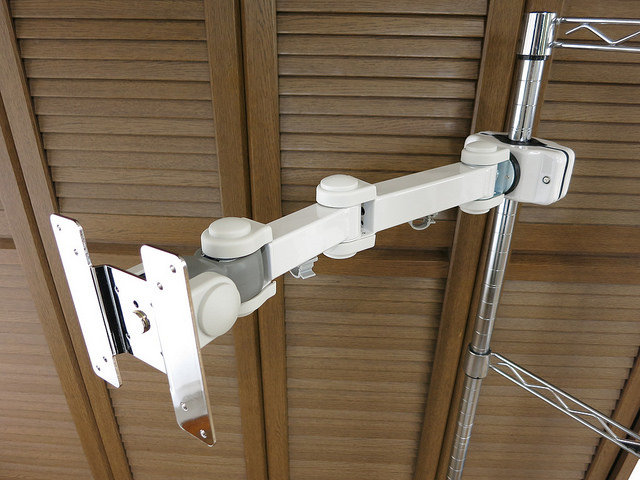 SANWA SUPPLY モニターアーム ディスプレイアーム 支柱取付 ポール取り付け 長タイプ ラックマウント メタルラック CR-LA352サンワサプライ : イーサプライ ヤフー店 - 通販 - Yahoo!ショッピング