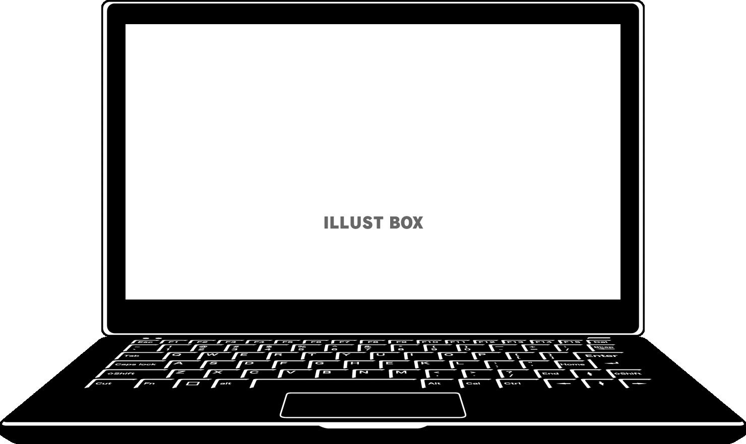 ノートパソコンのシルエット - イラストレーションのベクターアート素材や画像を多数ご用意 - イラストレーション, オフィス, カメラ - iStock