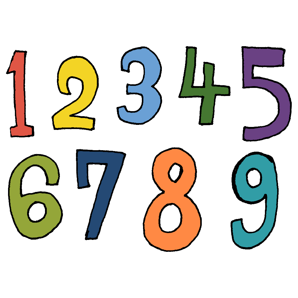 １の数字イラストレイン🚂 - イラスト無料素材