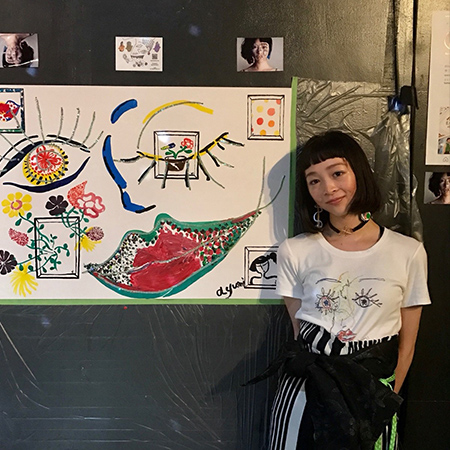 松岡歩様の個展に伺いました。筆工房ブログ日本画・水彩画の筆 清晨堂 せいしんどう画筆工房