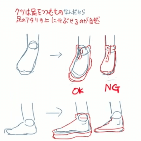 失敗しないローファーとハイヒールの描き方ReL@セルフ解説系イラストレータ