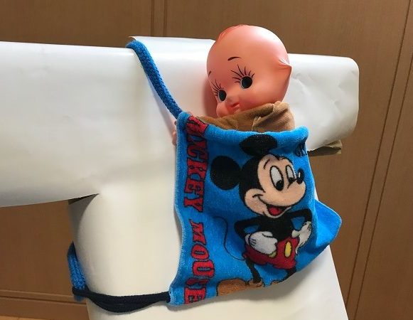 人形用抱っこ紐の作り方 ドールキャリア 大きめサイズDIYdoll carrier sewing tutorial